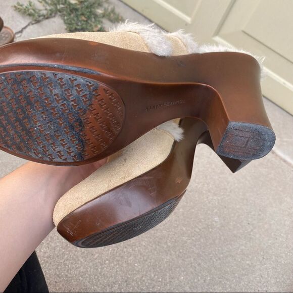 Tommy Hilfiger Y2K Winter Boot Fuzzy Chunky Heels - Picture 2 of 7